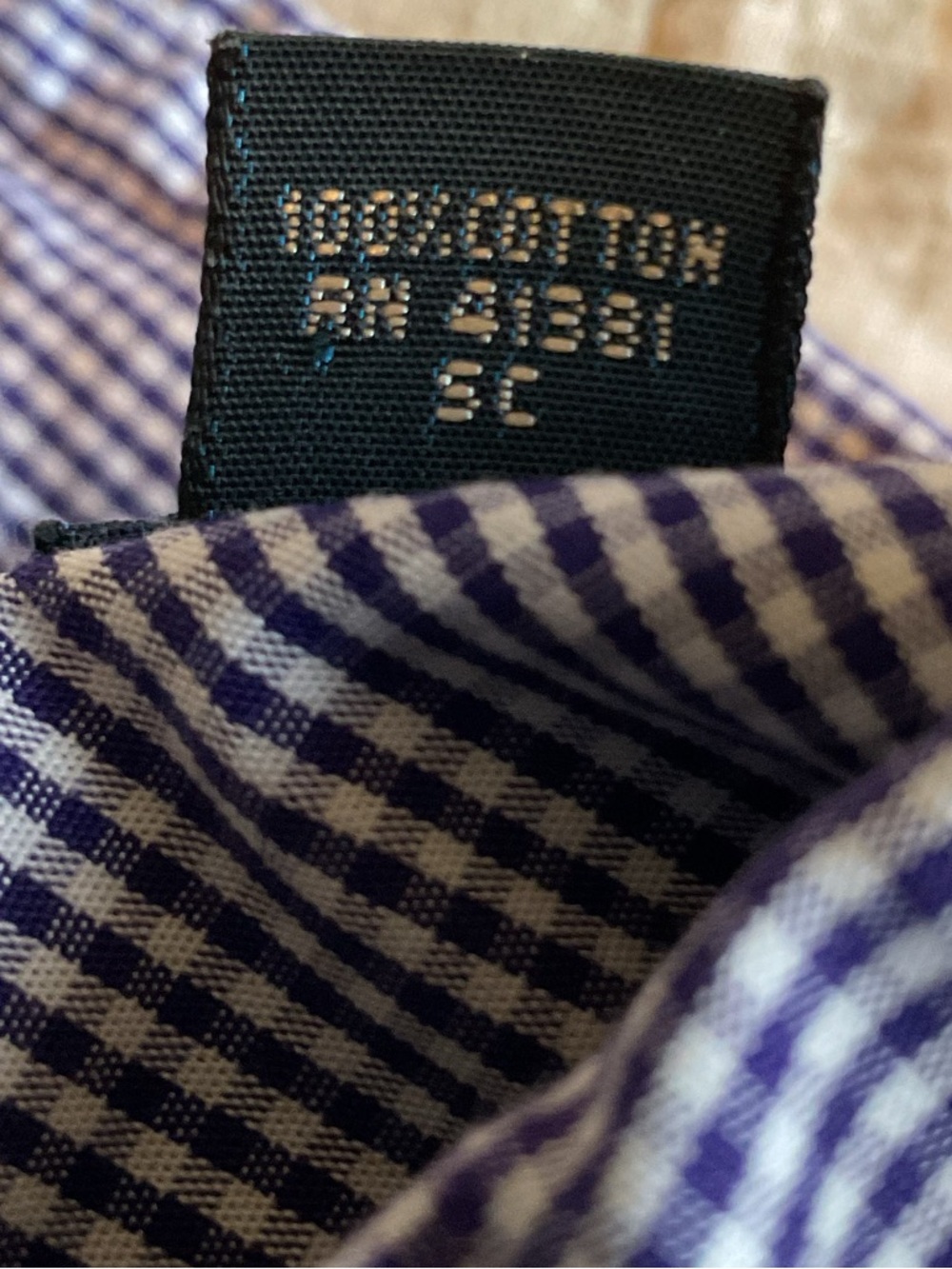 Ralph Lauren Classic Fit Micro Check Button-Down Shirt - Picture 9 of 13